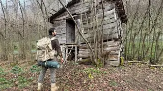 Abandoned Rat-Infested Cabin Survival - 2 Days