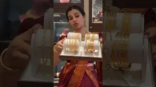 Последняя пара из 4 браслетов Tanishq для повседневной носки и браслеты для вечеринок #youtubesho...