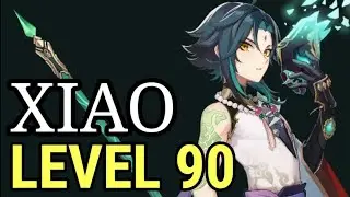 NEW CHARACTER XIAO LEVEL 90 SKILLS SHOWCASE IN GENSHIN IMPACT I XIAO VS LEVEL 90 DOMAIN BOSS