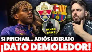 💥EL BARÇA NO PARA: SU NUEVO FICHAJE YA ESTÁ en BARCELONA · SE LA JUEGAN ante ELCHE ¡DATO DEMOLEDOR!