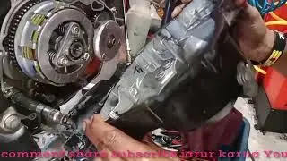 Honda unicorn160 bs6, clutch plate replacement, YouTube channel, Anand rajput bike mechanic 