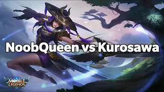 NoobQueen VS Kurosawa | Fanny freestyle | Mobile Legends 2019
