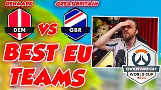 mL7 spectates THE BEST EU TEAMS (Denmark vs Great Britain) in Overwatch World Cup 2023