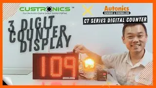 LED 3 Digit Electronics Production Counter #Autonics #CTSeries #CT6S #CT4S #CT6M #CT6Y #Custronics