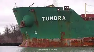 Ship TUNDRA above Lock 6, Welland Canal 2019