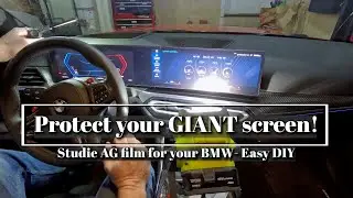 Your new BMW has a giant touch screen - Protect it ASAP with this easy DIY