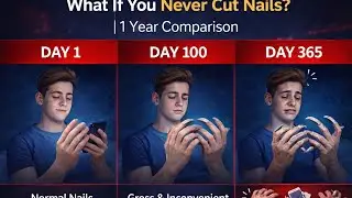 What If You Never Cut Nails?| 1 Year Comparison