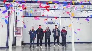 Successful installation of powder coating line powder coating plant