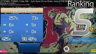 [osu!] JO*STARS - JoJo Sono Chi no Kioku [Insane] +HD 98.48% 96pp #19