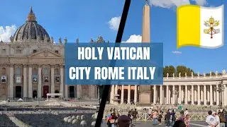 4K Walk: Smallest Country in the World | The Holy Vatican City St Peters Basilica Full Tour 🇻🇦