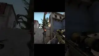 Don't Hop when it's Awp #csgo #csgoclips #headshot #mirage #flick #plays #awp #shorts #random #reels