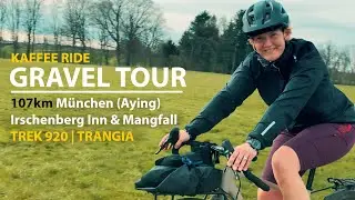 Gravel Bike Tour 107km M&uuml;nchen Irschenberg, Inn & Mangfall, Kaffee & Kuchen