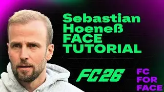 Sebastian Hoene&szlig; FC26 FACE CREATION Tutorial CAREER MODE