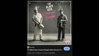New Album In 2022. Dropout Boogie by The Black Keys