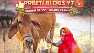Milking By Hand Milking Indian Cow Milking Indian girl 2026 village Vlog women milking #cowsvideo 