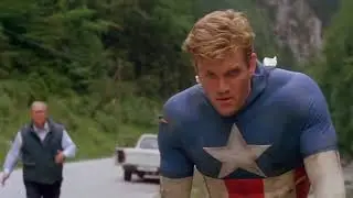 Captain America (1990) car steal scene