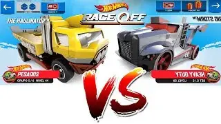 Hot Wheels Race OFF -The Haulinator vs Rig Storm