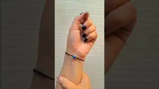 Evil eye bracelet tutorial 🧿❤️ | #diy #tutorial #handmade #bracelet #evileye #viral