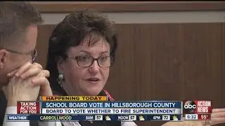 Hillsborough County Public Schools superintendent Mary Ellen Elia faces vote on termination