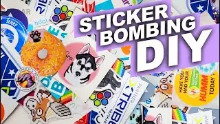 STICKER BOMBING DIY