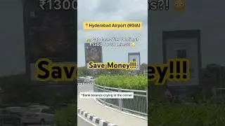 Hyderabad airport cab struggles? #hyderabad #rgia #shortsindia #travelreels #hyderabadnews #biryani