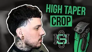 How To: High Taper Crop (Taper Fade) on Seancutshair //Sean Cuts Hair Type Haircut (Barber Tutorial)