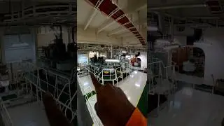 Steering Gear room part1 #merchantnavy #ship #containership #travel #viralvideo