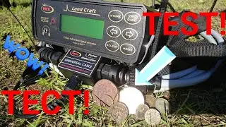 Тест глубинного металлоискателя Rex Land Craft на монеты и золото!