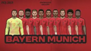 PES 2017 BAYERN MUNICH FACEPACK