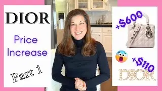 DIOR PRICE INCREASE: Handbags, Fashion Jewelry, Hats, Mitzahs, Gloves (Part 1)