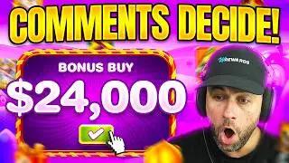 THIS ONE ALL IN SPIN COST ME $24,000... YOUTUBE COMMENTS DECIDE!! (Bonus Buys)