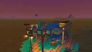 Scrap Mechanic. Raft - Dzień sz&oacute;sty. znowu wypływamy w... może jednak nie.
