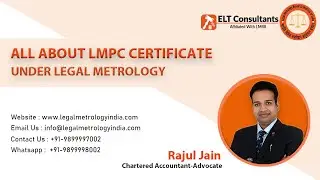 All About LMPC Certificate Under Legal Metrology