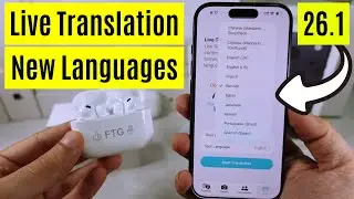 iOS 26.2: New Languages with Live Translation With AirPods Pro 3, Pro 2 - EU support