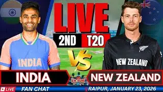 LIVE: India vs New Zealand 2ND t20 LIVE | Hindi Commentary &bull; IND 🇮🇳 vs NZ 🇳🇿 Live Score & Commentary