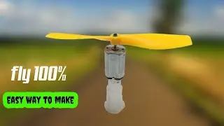 how to make a single motor drone without remote control that fly