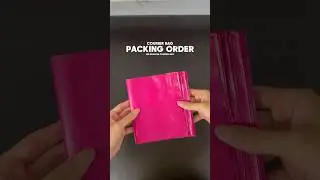 Packing Order Courier Bag For TikTok Shop #smallbusiness #courierbag #packingsupplies #packanorders