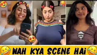 Wah Kya Scene Hai 😜| New Funny video 🤣|New Funny Reaction Video 😂| New Instagram Funny video 😂| Ep 1