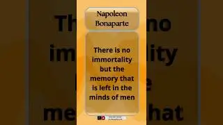 Napoleon Bonaparte Quotes || Beautiful Words For Beautiful Life || #shorts #napoleonbonapartequotes