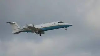 FAA Flight check N59 Lear low approach