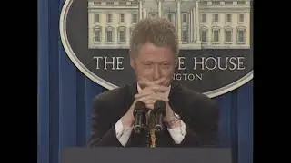 President Clinton at Chemical Weapons News Conference (1997)