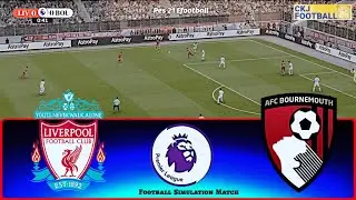 Liverpool vs AFC Bournemouth | Premier League 2025-2026 || PES 21 Football Match Simulation Gameplay