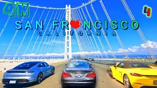San Francisco Drive on a Sunny Day Part 4/4, California USA 4K - UHD