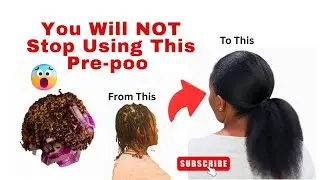 Do Not Use This Pre-poo if You Are Not Ready For Massive Growth(Flaxseed, Fenugreek, Onion & Cloves)