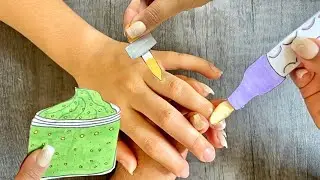 ASMR relajante para dormir 😴 Arreglándote las uñas / Asmr paper relax nails