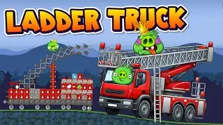 LADDER TRUCK - Bad Piggies Inventions