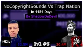 NoCopyrightSounds Vs Trap Nation: Daily YouTube Subscriber History