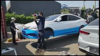 Auto from Korea || Процесс как грузят авто в контейнер || Отправка в Азербайджан