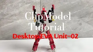 How to Build an EVA Unit-02 with Binder Clips | Step-by-Step Tutorial (Desktop Version)