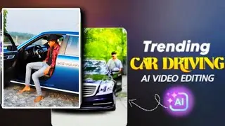 AI Car Driving Video Editing Tutorial (Best AI Video Editing Software)